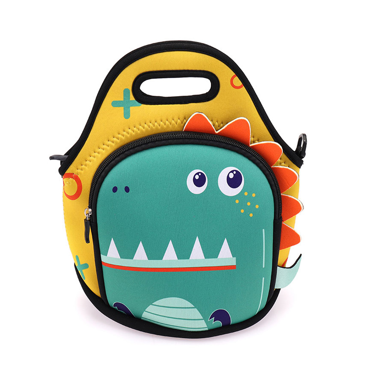 Chekechea Daycare Mamba Neoprene Kids Chakula cha mchana Tote